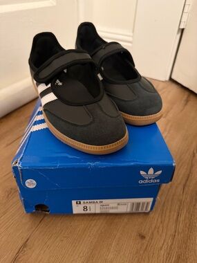 adidas Samba Mary Jane Sneakers - Black & White